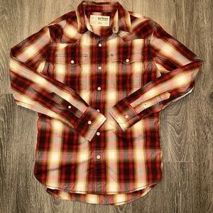 Urban Pipeline Flannel Look Button Up Size Small